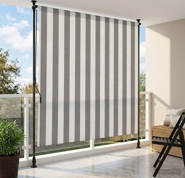 VidaXL Venkovní roleta 150 x 270 cm [42037143] Barva: krémová