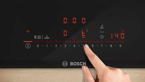 Indukční varná deska Bosch Serie 6 PIE631HB1E 60 cm 4 zóny černá