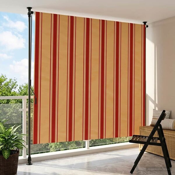 VidaXL Venkovní roleta 150 x 270 cm [42037143] Barva: krémová