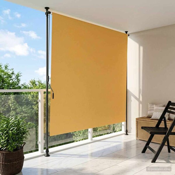 VidaXL Venkovní roleta 150 x 270 cm [42037143] Barva: krémová