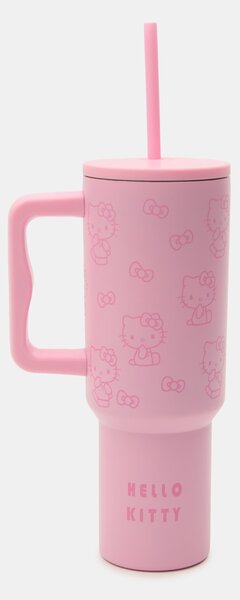 Sinsay - Termohrnek s rukojetí a brčkem Hello Kitty - vícebarevná