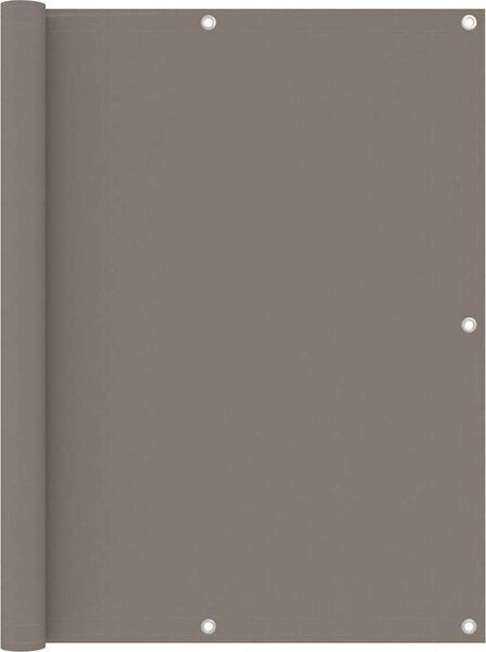 VidaXL Balkonová zástěna 120x600 cm 100% polyester oxford [42030960] Barva: taupe