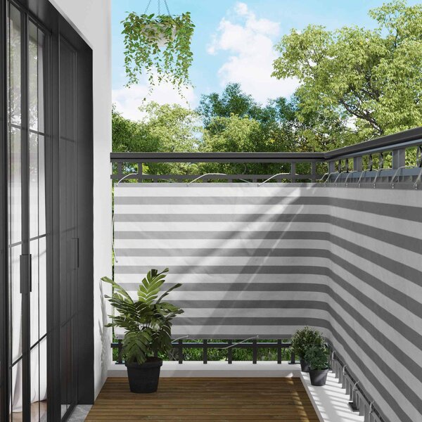 VidaXL Balkonová zástěna 120x400 cm 100% polyester oxford [42030958] Barva: Červená