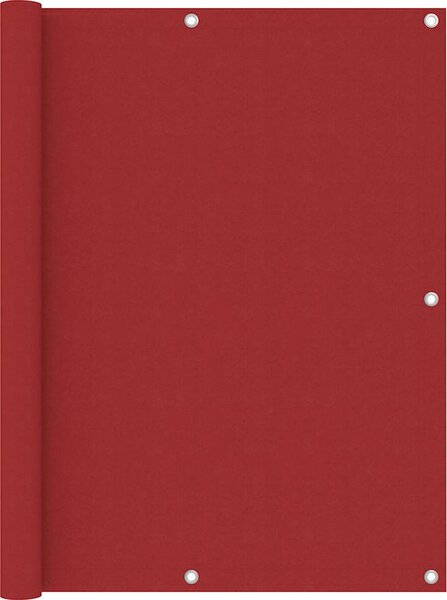 VidaXL Balkonová zástěna 120x400 cm 100% polyester oxford [42030958] Barva: Červená