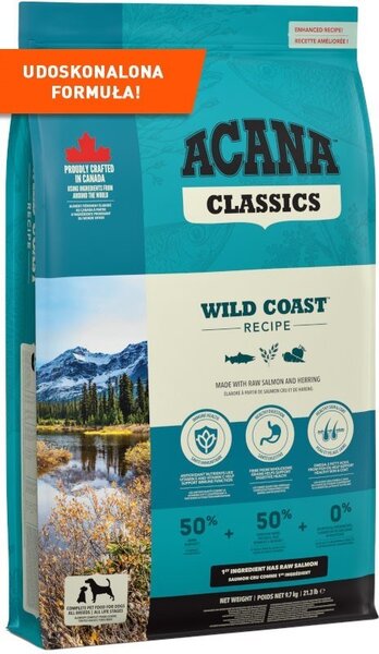 ACANA Classics Wild Coast - suché krmivo pro psy - 9,7 kg