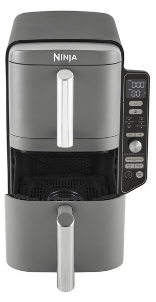 Ninja SL400EU fritovací hrnec Dvojitý 9,5 l 2470 W Horkovzdušná fritéza Černá, Šedá
