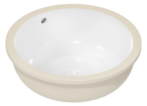Hansgrohe Xuniva S umyvadlo 35x35 cm kulatý pod pult bílá lesk 60151450