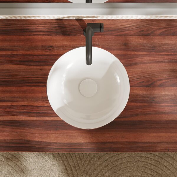 Hansgrohe Xuniva S umyvadlo 35x35 cm kulatý pod pult bílá lesk 60151450