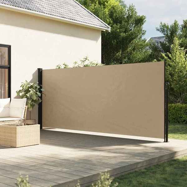VidaXL Zatahovací boční markýza 170 x 300 cm [42035428] Barva: Béžová