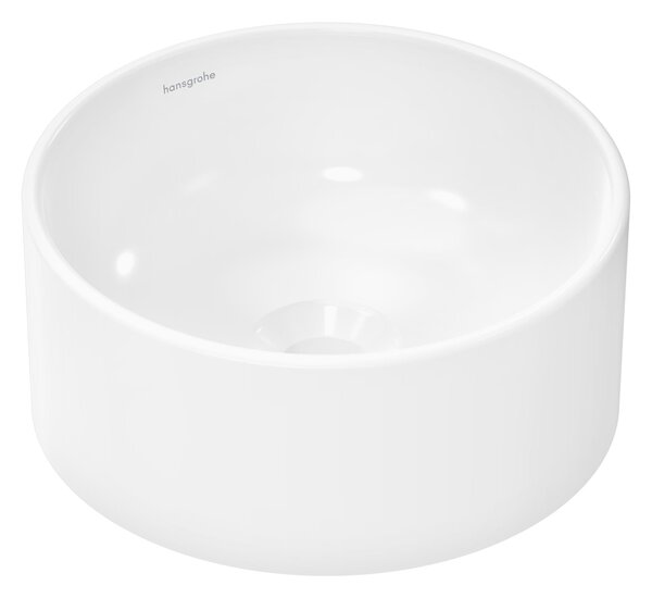 Hansgrohe Xuniva S umyvadlo 30x30 cm kulatý na pult bílá lesk 60163450