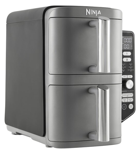 Ninja SL400EU fritovací hrnec Dvojitý 9,5 l 2470 W Horkovzdušná fritéza Černá, Šedá