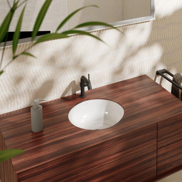 Hansgrohe Xuniva S umyvadlo 35x35 cm kulatý pod pult bílá lesk 60151450
