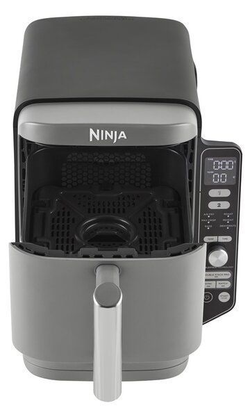 Ninja SL400EU fritovací hrnec Dvojitý 9,5 l 2470 W Horkovzdušná fritéza Černá, Šedá