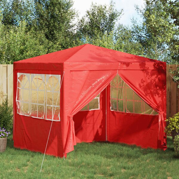 VidaXL Profi party stan s bočnicemi 2,5 x 2,5 m 90 g/m² [42032997] Barva: Bílá