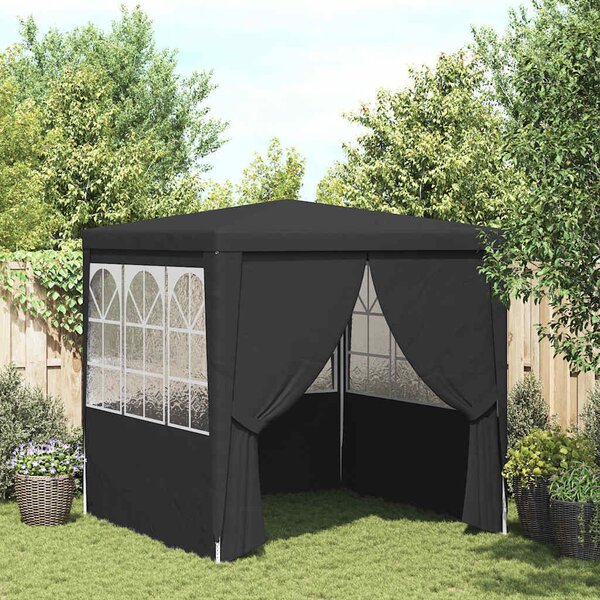 VidaXL Profi party stan s bočnicemi 2,5 x 2,5 m 90 g/m² [42032997] Barva: Bílá