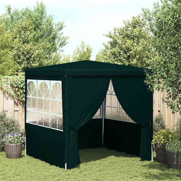 VidaXL Profi party stan s bočnicemi 2,5 x 2,5 m 90 g/m² [42032997] Barva: Bílá