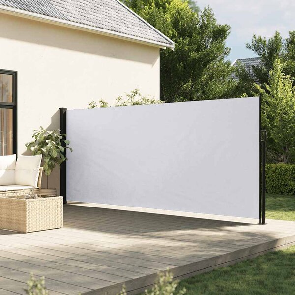 VidaXL Zatahovací boční markýza 160 x 500 cm [42035476] Barva: Bílá