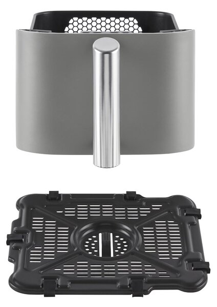 Ninja SL400EU fritovací hrnec Dvojitý 9,5 l 2470 W Horkovzdušná fritéza Černá, Šedá