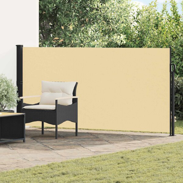 VidaXL Zatahovací boční markýza 160 x 500 cm [42035476] Barva: Bílá