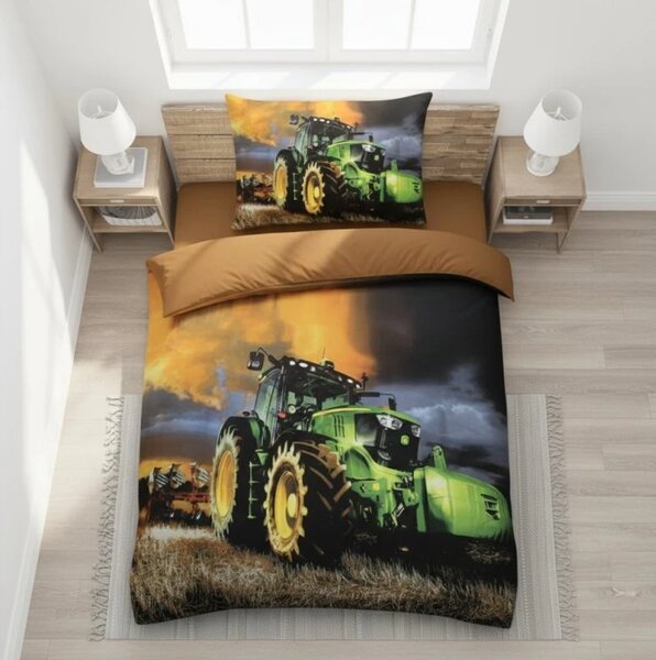 3D povlečení z mikrosaténu TRACTOR FORCE barevné Rozměr povlečení: 70 x 90 cm | 140 x 200 cm