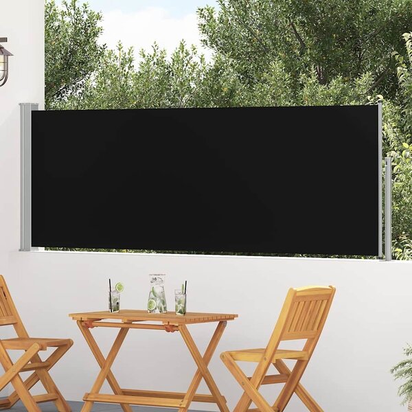 VidaXL Zatahovací boční markýza / zástěna na terasu 100 x 314 cm [42035286] Barva: Hnědá