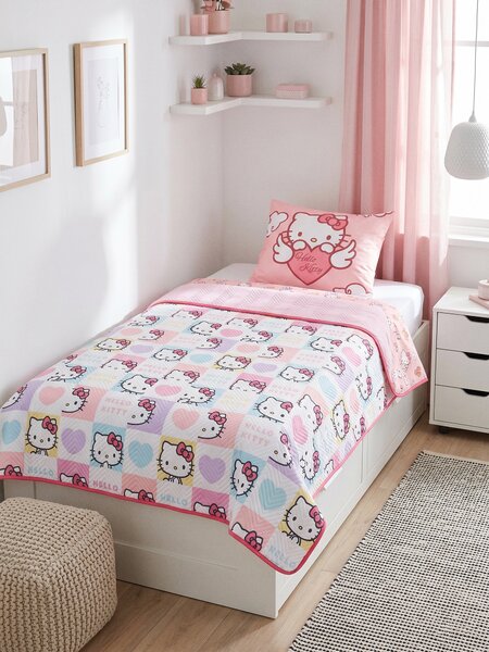 Sinsay - Přehoz na postel Hello Kitty - vícebarevná