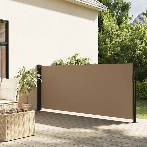 VidaXL Zatahovací boční markýza 100 x 300 cm [42035402] Barva: Hnědá