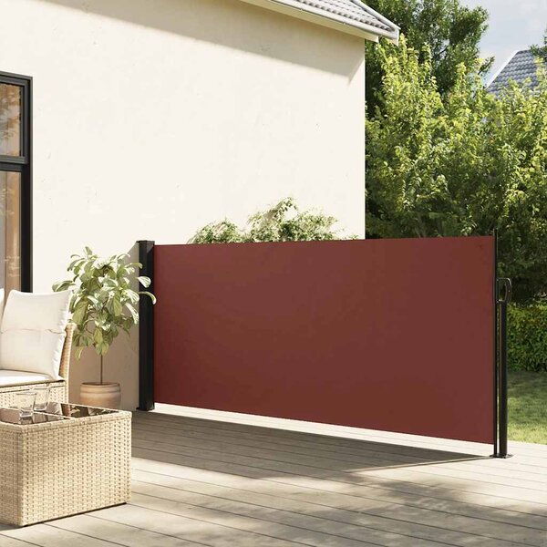 VidaXL Zatahovací boční markýza 100 x 300 cm [42035402] Barva: Hnědá