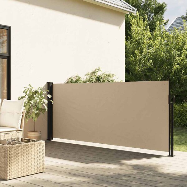 VidaXL Zatahovací boční markýza 100 x 300 cm [42035402] Barva: Hnědá