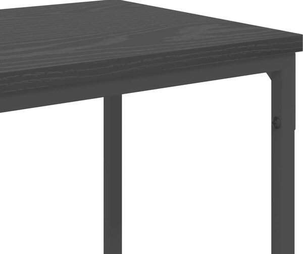 VidaXL Konzolový stolek 160 x 30 x 75 cm kompozit a železo [881904] Barva: dub sonoma