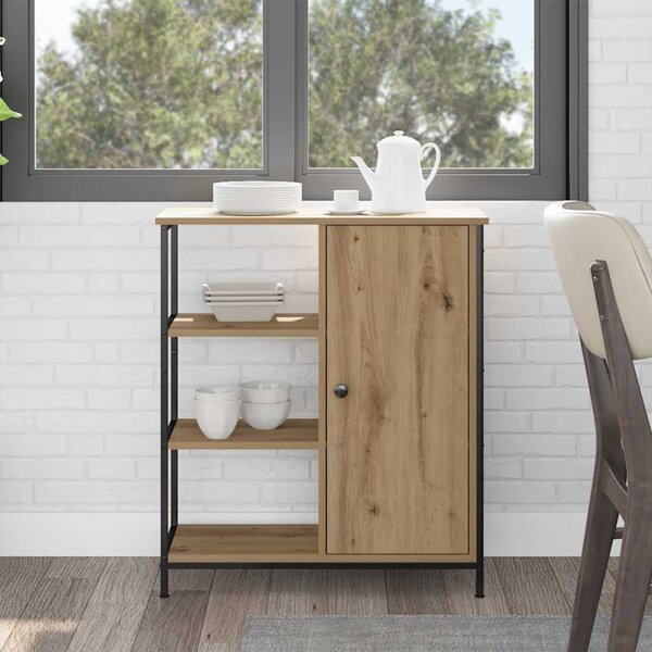 VidaXL Příborník 70 x 30 x 80 cm konstruované dřevo [869090] Barva: dub sonoma
