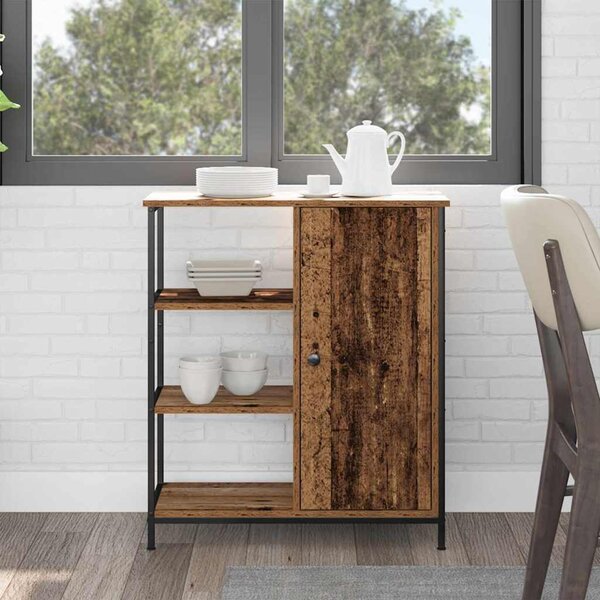 VidaXL Příborník 70 x 30 x 80 cm konstruované dřevo [869090] Barva: dub sonoma