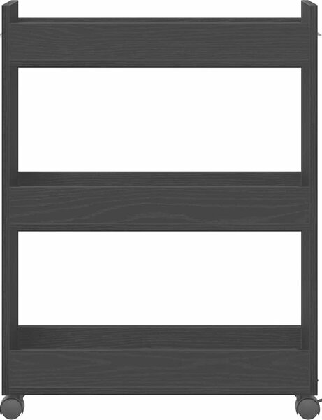 VidaXL Skříňka na kolečkách 60x22x79 cm kompozitní dřevo [869140] Barva: dub sonoma