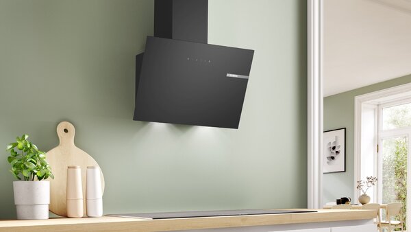Bosch Serie 2 DWK65DK60 digestoř Nástěnný Černá 430 m³/h A
