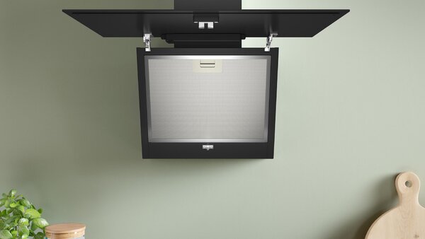 Bosch Serie 2 DWK65DK60 digestoř Nástěnný Černá 430 m³/h A