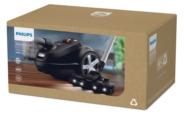 Philips 8000 series XD8122/10 Vysavač 4 l 900 W Černá