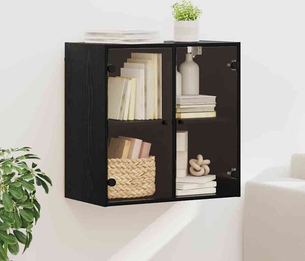 VidaXL Nástěnná skříňka se skleněnými dvířky 68x37x68,5 cm [882912] Barva: dub sonoma