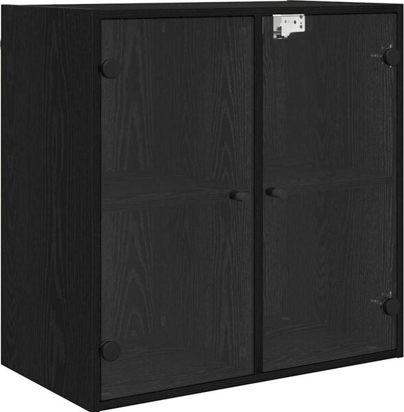 VidaXL Nástěnná skříňka se skleněnými dvířky 68x37x68,5 cm [882912] Barva: dub sonoma