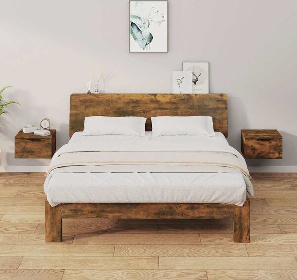 VidaXL Nástěnné noční stolky 2 ks 34 x 30 x 20 cm [880814] Barva: dub artisan