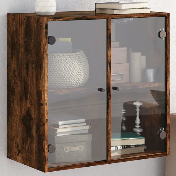 VidaXL Nástěnná skříňka se skleněnými dvířky 68x37x68,5 cm [882912] Barva: dub sonoma