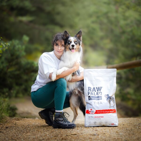 VEE VETEXPERT Raw Paleo Ultra Medium&Large Adult Beef Mono - suché krmivo pro psy - 10 kg
