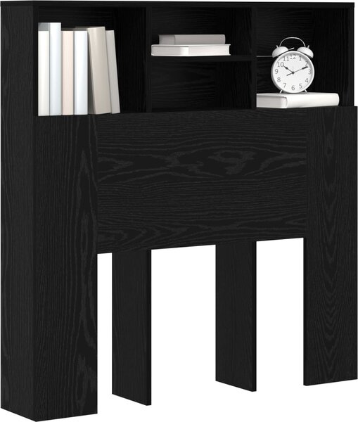 VidaXL Čelo postele s úložným prostorem 100 x 19 x 103,5 cm [879446] Barva: Bílá