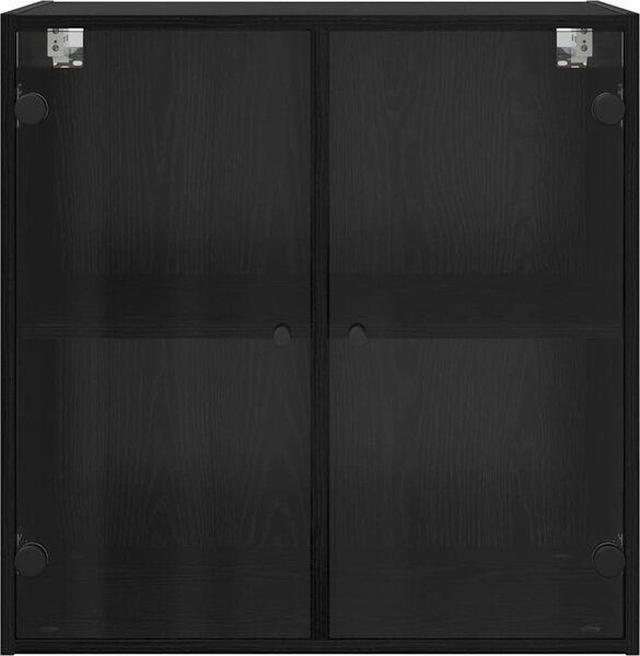 VidaXL Nástěnná skříňka se skleněnými dvířky 68x37x68,5 cm [882912] Barva: dub sonoma