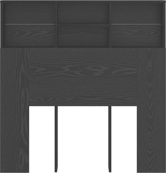 VidaXL Čelo postele s úložným prostorem 100 x 19 x 103,5 cm [879446] Barva: Bílá
