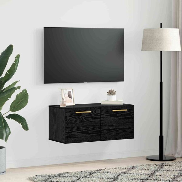 VidaXL Nástěnná skříňka 80 x 36,5 x 35 cm kompozitní dřevo [879557] Barva: dub sonoma