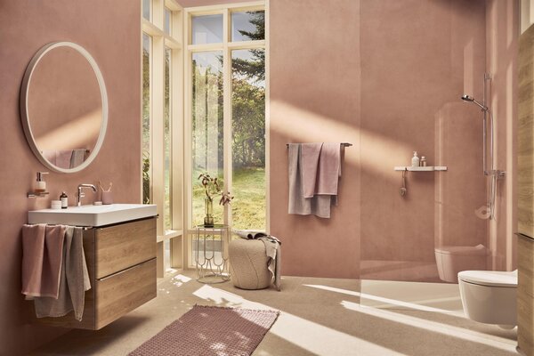 Hansgrohe Xelu Q skříňka 78x49.5x60.5 cm pod umyvadlo závěsná dub-chrom 54029000