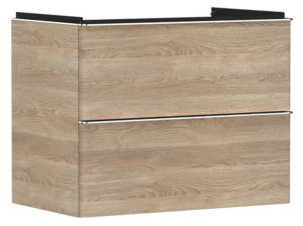 Hansgrohe Xelu Q skříňka 78x49.5x60.5 cm pod umyvadlo závěsná dub-chrom 54029000