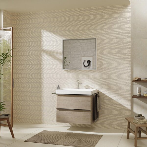 Hansgrohe Xelu Q skříňka 78x49.5x60.5 cm pod umyvadlo závěsná dub-chrom 54029000