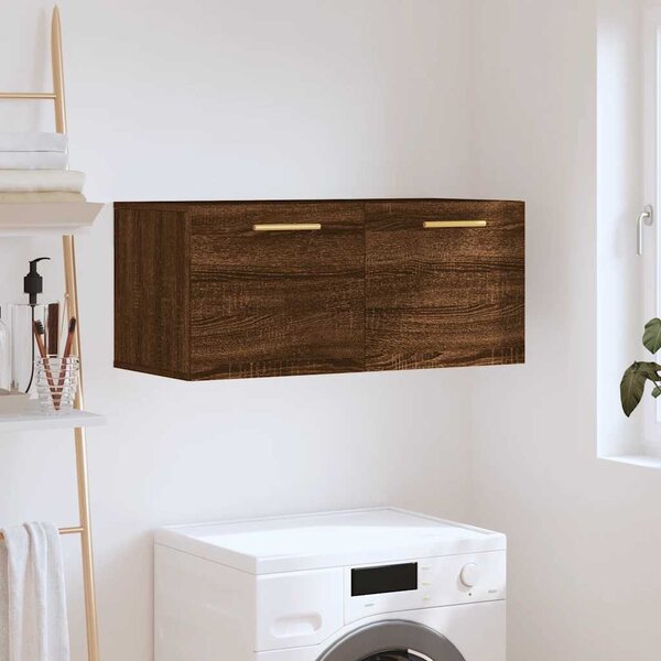 VidaXL Nástěnná skříňka 80 x 36,5 x 35 cm kompozitní dřevo [879557] Barva: dub sonoma