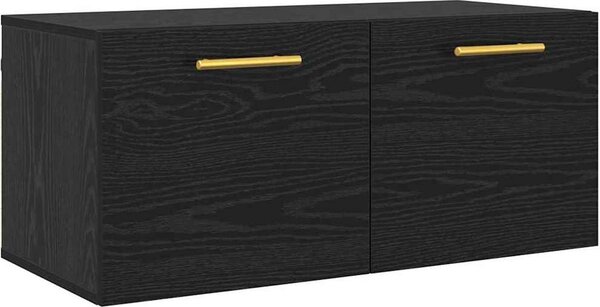 VidaXL Nástěnná skříňka 80 x 36,5 x 35 cm kompozitní dřevo [879557] Barva: dub sonoma